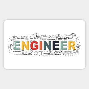 Funny Engineering , Engineering Gift Magnet